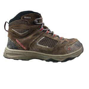 Vasque Kids Size 3 Breeze III UltraDry 7208 Brown Lace-Up Outdoor Hiking Boots